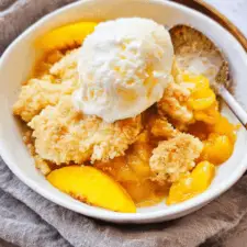 Nectarine Cobbler